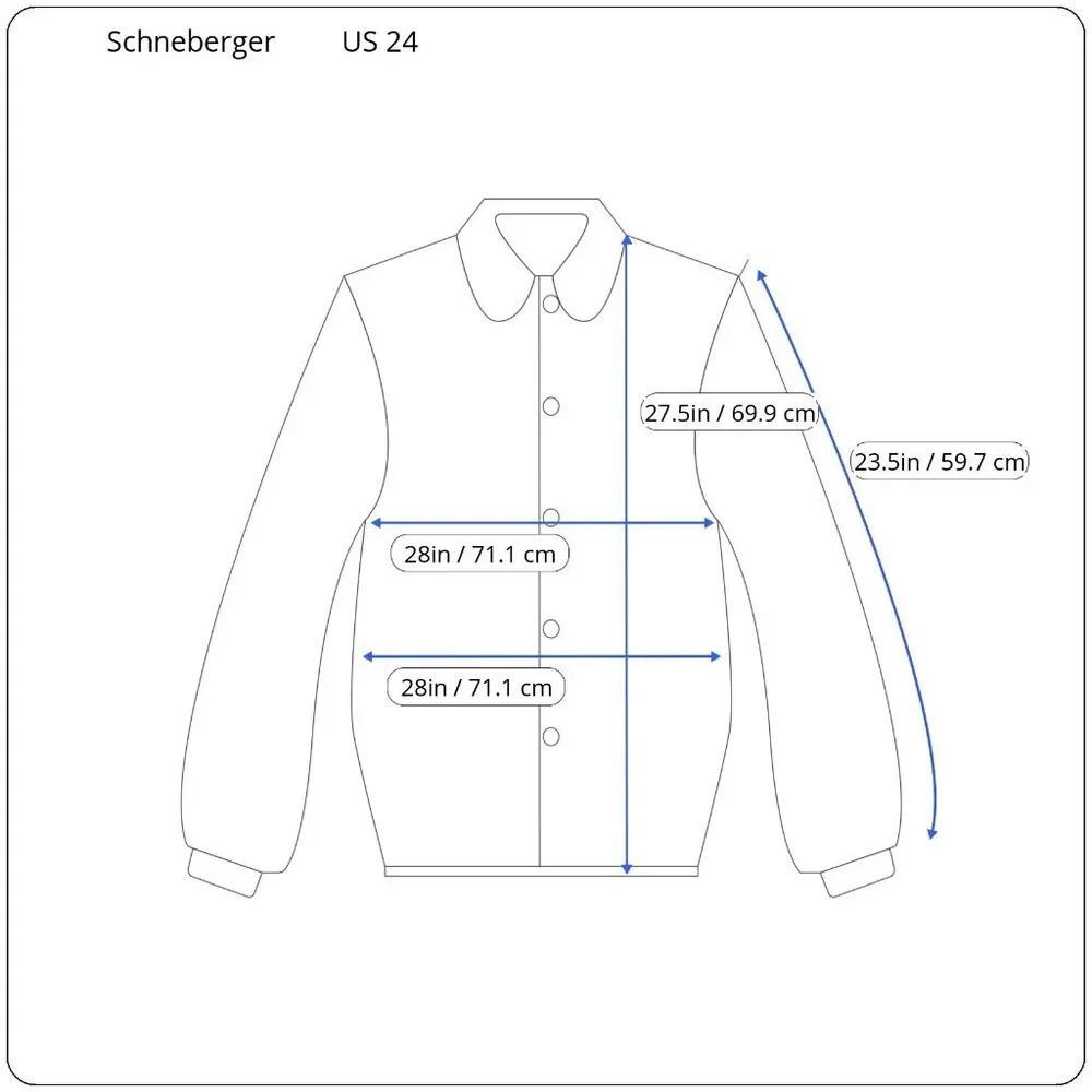Schneberger Blouse Plus Sz Womens US 24 Royal Crest Pattern Button Front - Picture 3 of 16